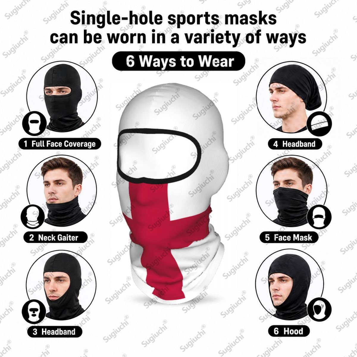ENGLAND Cycling Balaclava Pełn – Helmet Full Face recenzja i cena