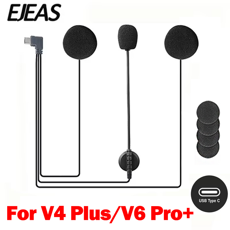 EJEAS V6 PRO / V4 PLUS Zestaw  – Intercom Headset Helmet recenzja i cena
