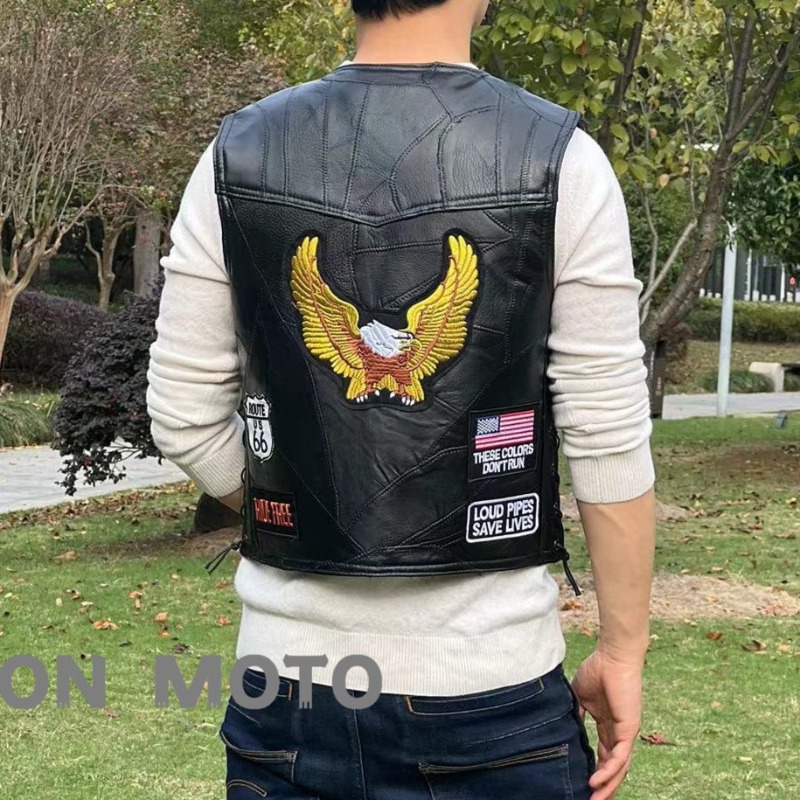 Nowe Kamizelki Motocyklowe Męs – Riding Jacket Leather recenzja i cena