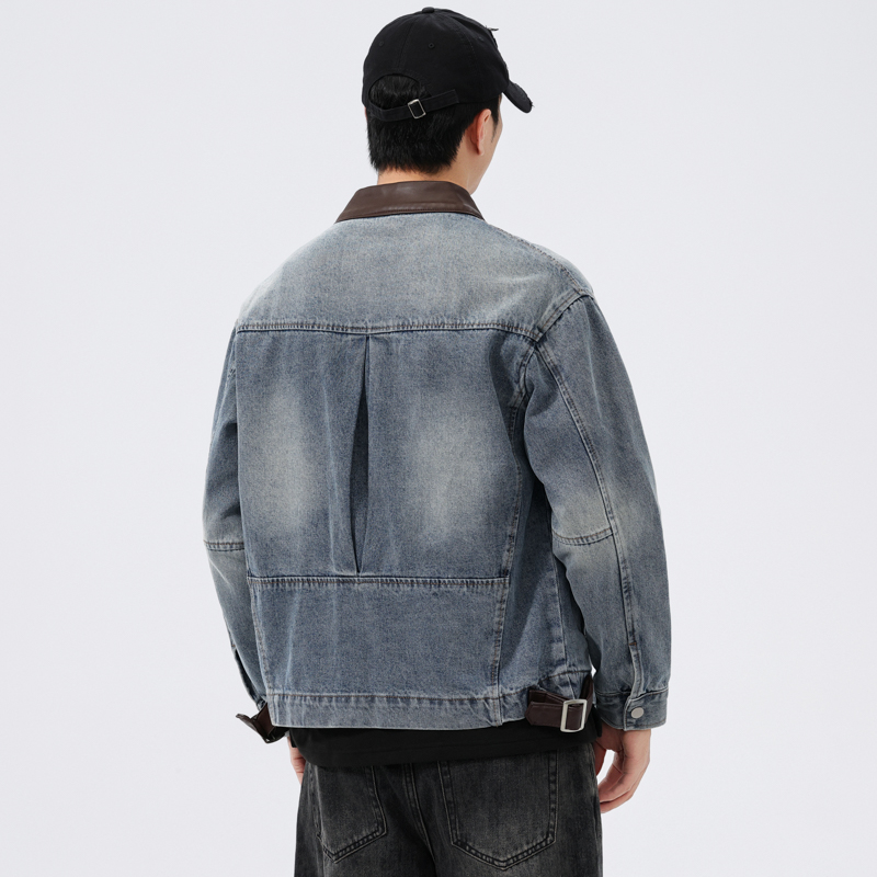 Kurtka dżinsowa męska ze stójk – Riding Jacket Leather recenzja i cena
