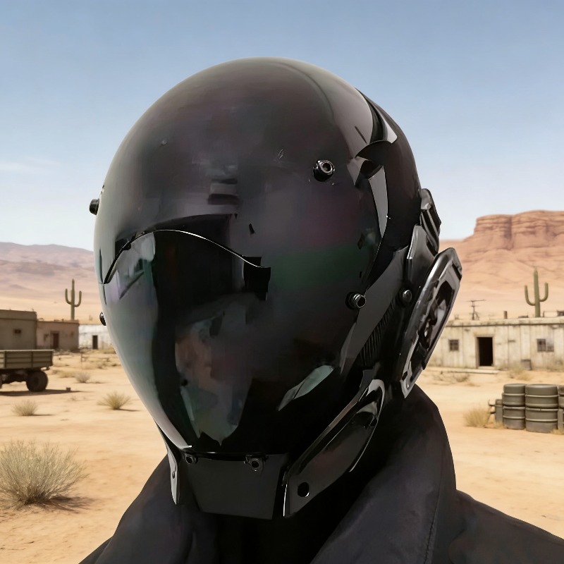 Maska hełmowa w stylu mecha cy – Helmet Full Face recenzja i cena