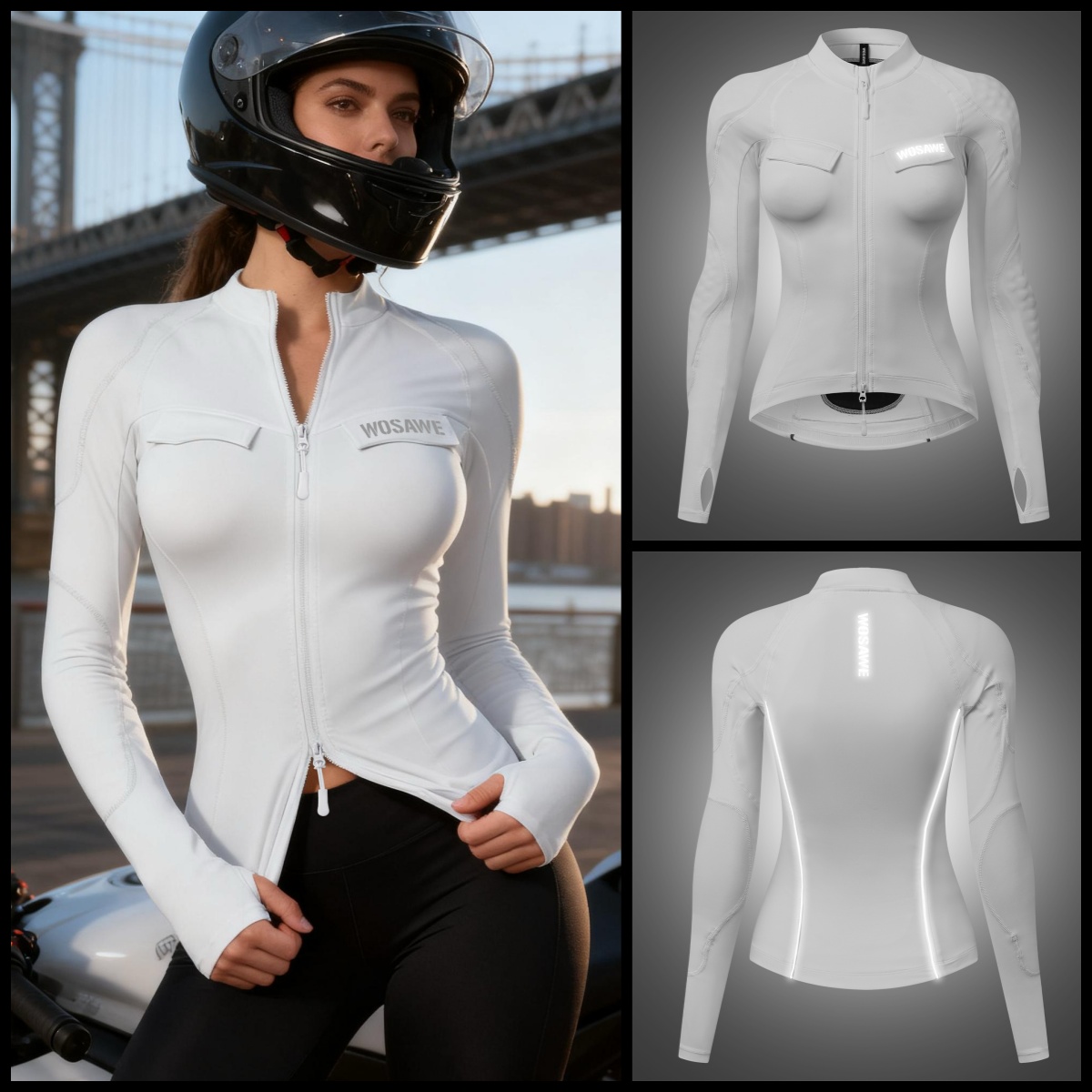 Kurtka motocyklowa damska WOSA – Motorcycle Gear Jacket Women recenzja i cena