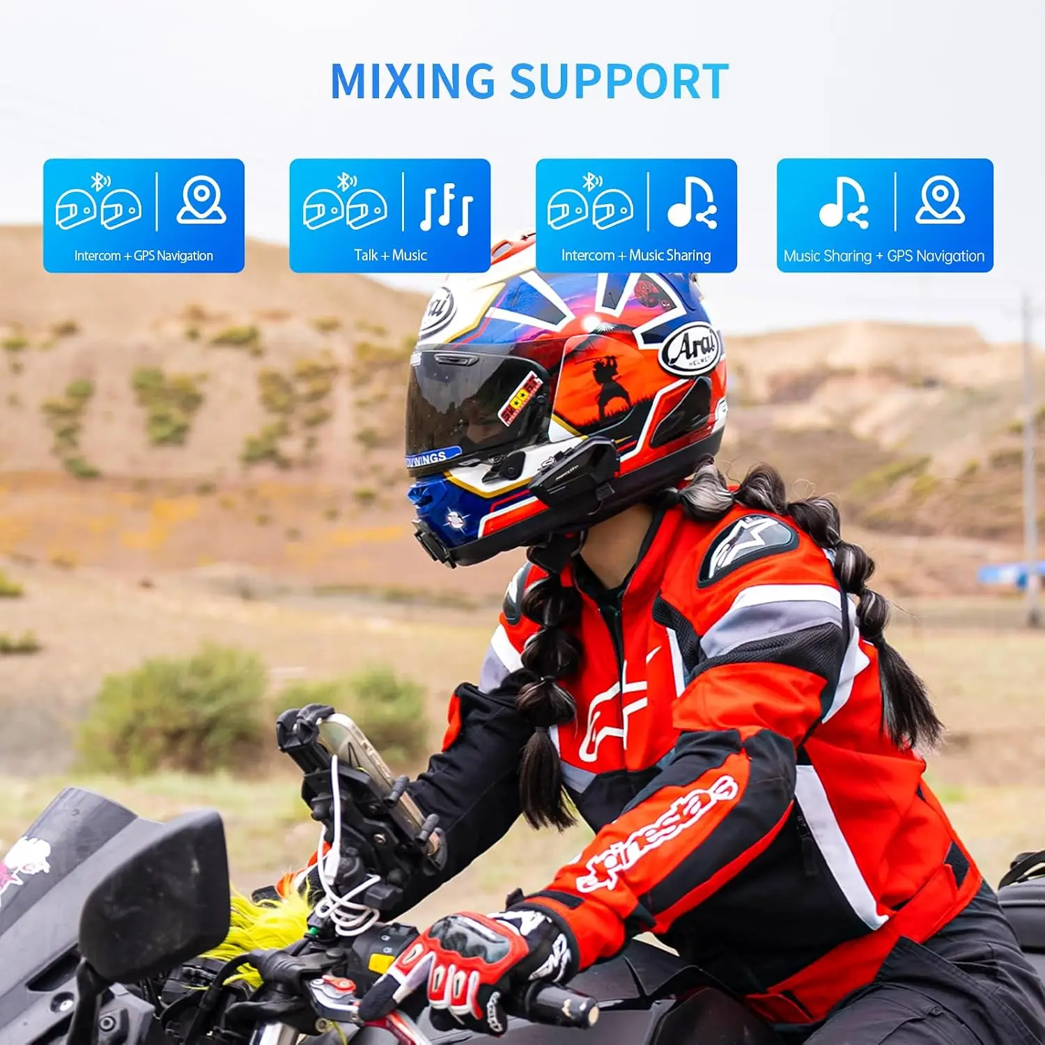 Zestaw słuchawkowy Bluetooth d – Intercom Headset Helmet recenzja i cena